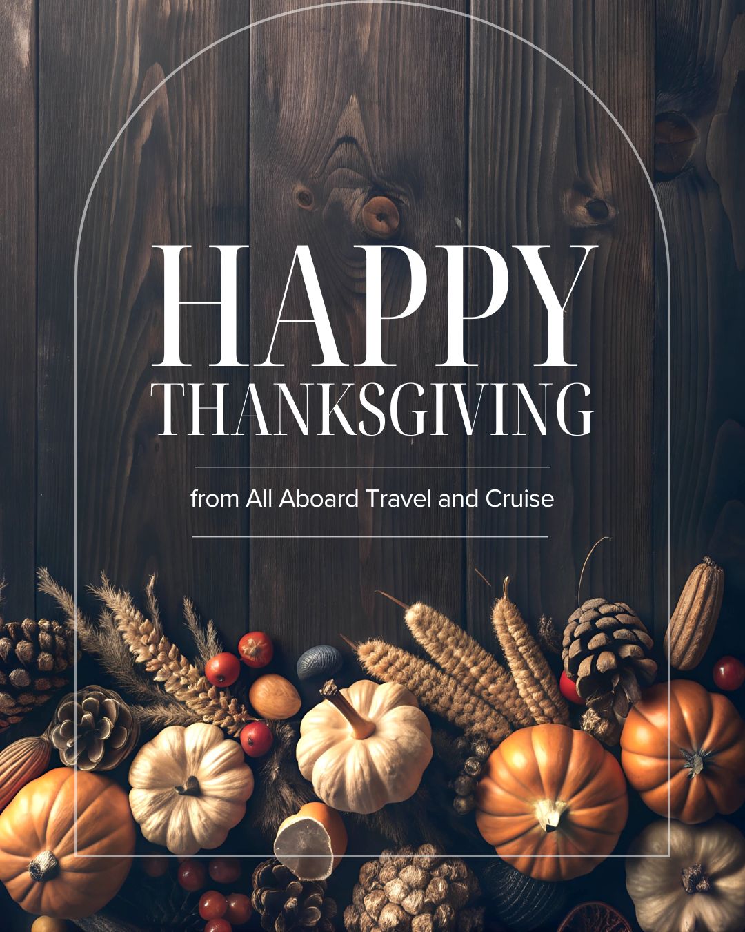 Grateful today and every day. 🦃✨Thank you for being here, for trusting me with your vacations, and for supporting my small business.Wishing you a warm, cozy Thanksgiving filled with good food and your favorite people.Back Friday—after leftovers, of course! 😄#Thankful #Thanksgiving #TravelAdvisor #AllAboardTravelAndCruise