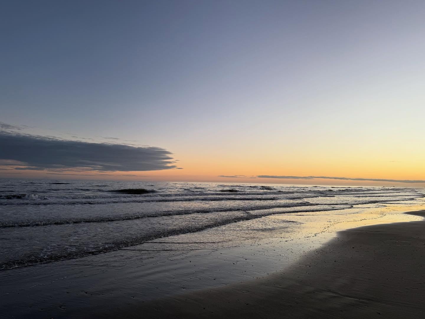 An amazing sunset here in Galveston before I board the Regal Princess tomorrow. ❤️