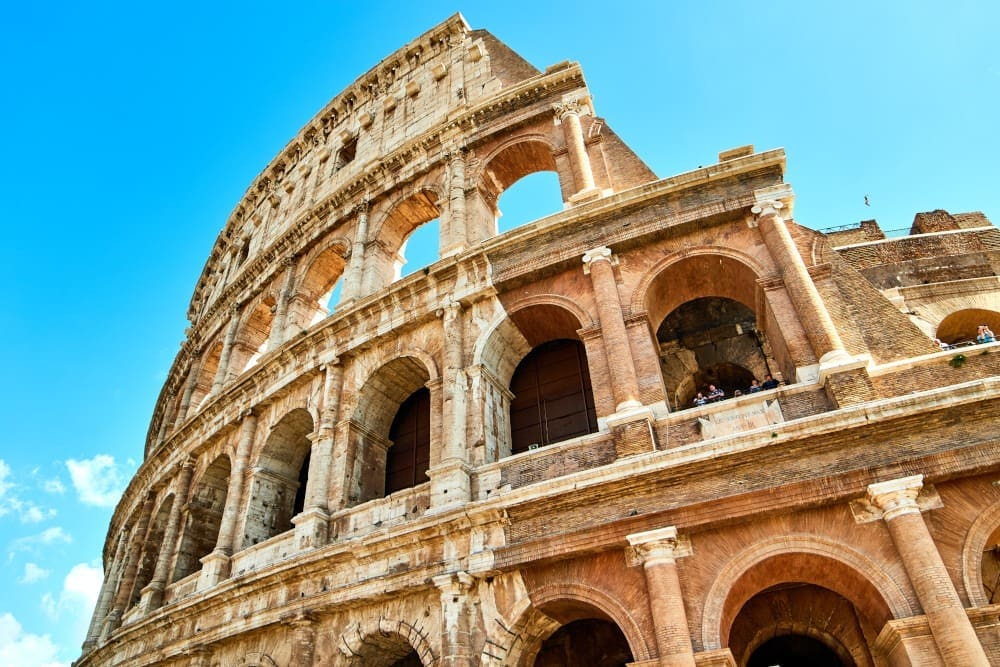 The Colosseum in Rome Italy
