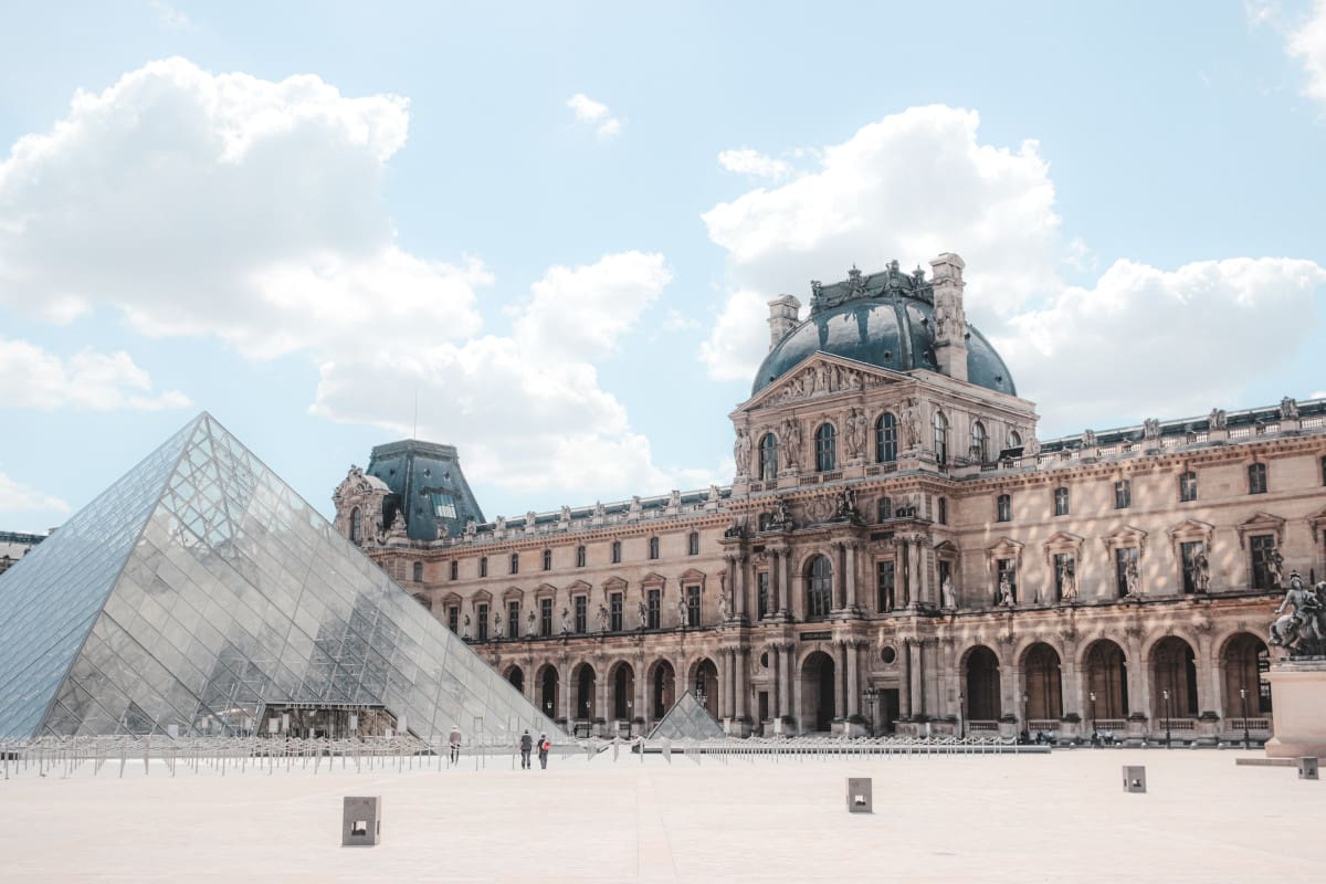 The Louvre in Paris France