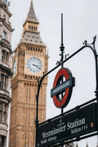 Westminster Tube Station London
