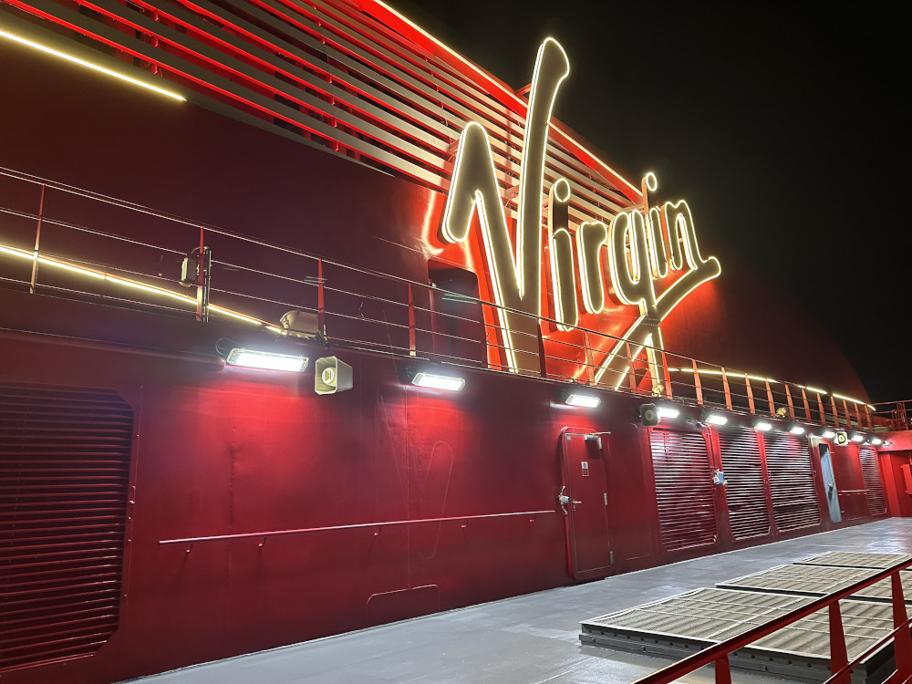 Virgin Voyages at Night