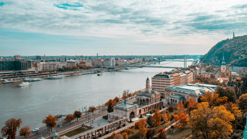 Danube River in Autumn