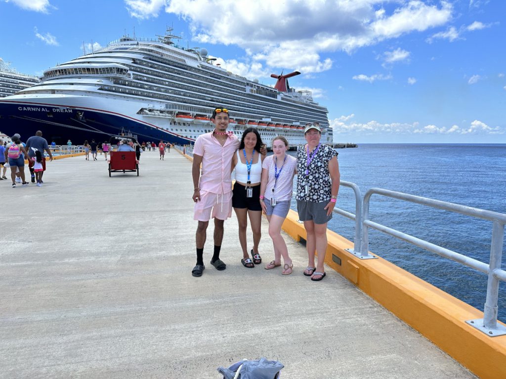 Carnival Dream with my family