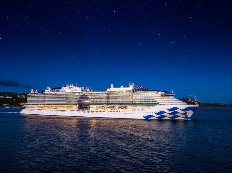 Star Princess Side View