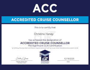 CLIA ACCSmaller CLIA Accredited Cruise Counselor