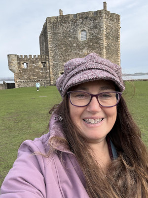 Christina Haney at Blackness Castle - Outlander filming locations